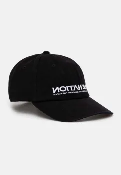 P.E Nation sapca de baseball din bumbac Homage Cap culoarea negru, cu imprimeu, 243A417 imagine