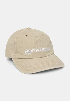 P.E Nation sapca de baseball din bumbac Throwback Cap culoarea bej, cu imprimeu, 243A415 imagine