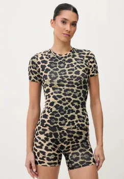 P.E Nation tricou de antrenament Foundation culoarea maro, 243T257 imagine