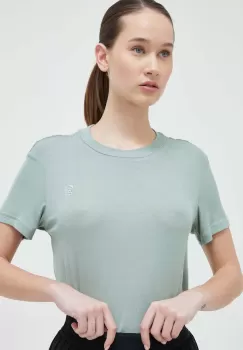 P.E Nation tricou femei, culoarea verde imagine