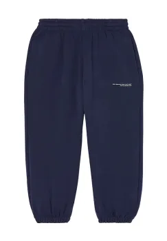 Pangaia pantaloni BABY 365 MIDWEIGHT TRACK PANTS culoarea bleumarin, uni, 10000656 imagine