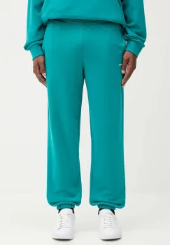Pangaia pantaloni de trening din bumbac culoarea negru, uni, 10000295 imagine