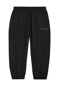 Pangaia pantaloni KIDS' 365 MIDWEIGHT TRACK PANTS culoarea negru, uni, 10000280 imagine