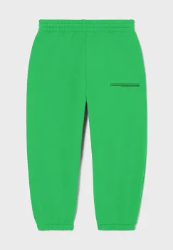 Pangaia pantaloni KIDS' 365 MIDWEIGHT TRACK PANTS culoarea verde, 10000280 imagine