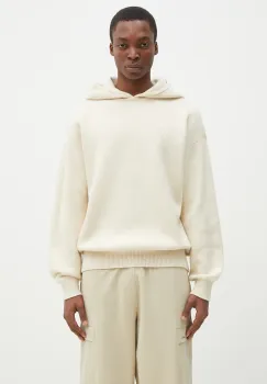 Pangaia pulover de casmir culoarea bej, calduros, 10002216 imagine