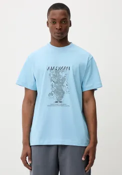 Pangaia tricou din bumbac cu imprimeu, 10002436 imagine
