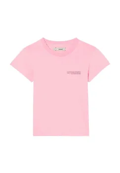 Pangaia tricou KIDS' 365 MIDWEIGHT T-SHIRT culoarea roz, 10000430 imagine