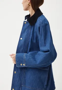 Patou geaca jeans femei, de tranzitie, OU0290008 imagine