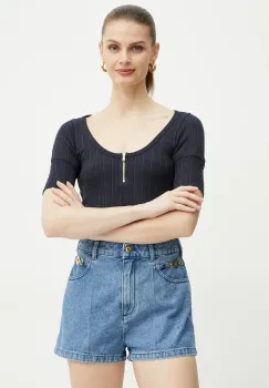 Patou tricou femei, culoarea albastru marin, JE1489971 imagine