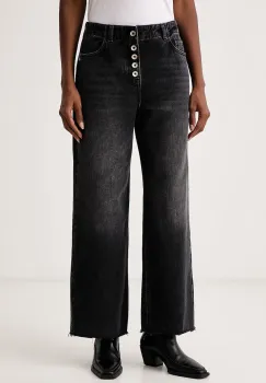 Patrizia Pepe blugi wide leg pentru femei imagine
