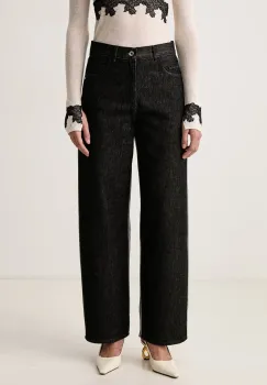 Patrizia Pepe  blugi wide leg pentru femei imagine