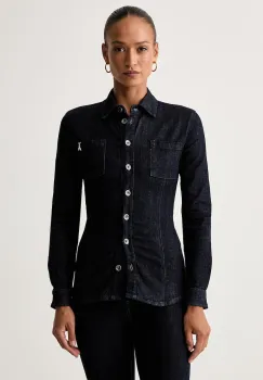 Patrizia Pepe camasa pentru femei din denim imagine