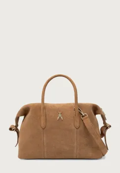 Patrizia Pepe geanta crossbody pentru femei din piele intoarsa imagine