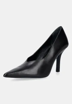 Patrizia Pepe pantofi cu toc stiletto din piele imagine
