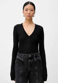 Patrizia Pepe pulover din amestec de lana imagine