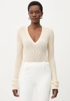 Patrizia Pepe pulover din amestec de lana imagine