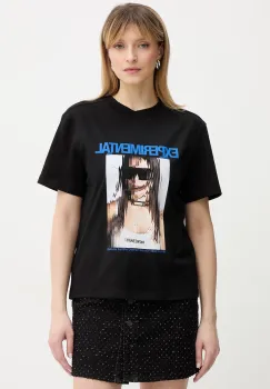 Patrizia Pepe tricou din bumbac imagine