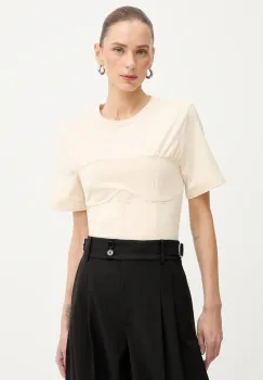 Patrizia Pepe tricou din bumbac imagine