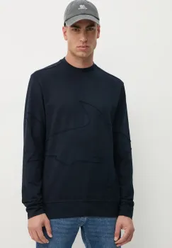 Paul&Shark bluza barbati, culoarea albastru marin, neted, 14311874 imagine