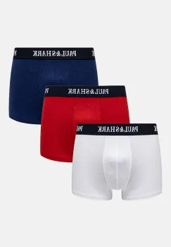 Paul&Shark boxeri 3-pack barbati, culoarea albastru marin, 11315105 imagine