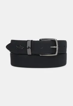 Paul&Shark curea de piele culoarea negru, 15316002 imagine