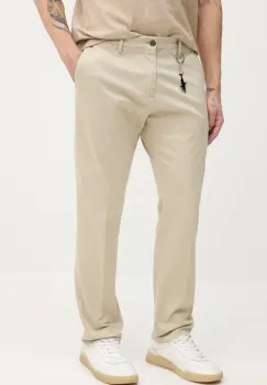 Paul&Shark pantaloni barbati, culoarea bej, mulata, C0P4011 imagine