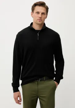 Paul&Shark pulover de lana culoarea negru, light, 15311164 imagine