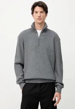 Paul&Shark pulover din amestec de lana culoarea gri, cu turtleneck, 15311168 imagine
