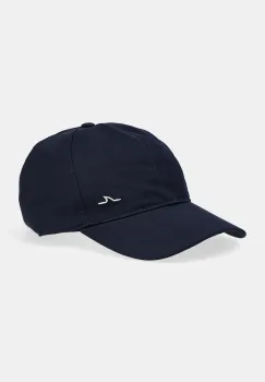 Paul&Shark sapca de baseball din bumbac culoarea bleumain, neted, 25417118 imagine