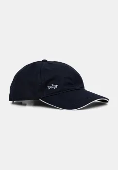 Paul&Shark sapca de baseball din bumbac culoarea bleumarin, neted, 25417115 imagine