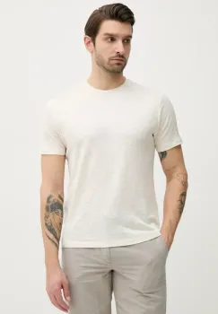Paul&Shark tricou de in barbati, culoarea bej, neted, 25411020 imagine
