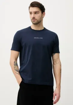 Paul&Shark tricou din bumbac barbati, culoarea albastru marin, cu imprimeu, 25411088 imagine