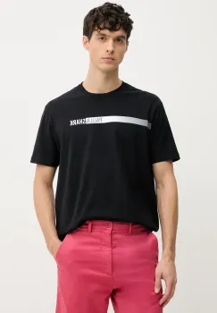 Paul&Shark tricou din bumbac barbati, culoarea negru, cu imprimeu, 25411039 imagine