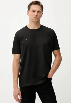 Paul&Shark tricou din bumbac Knitwear culoarea negru, neted, 99311005 imagine