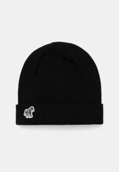 Paul Smith caciula de lana culoarea negru, M1A-383MK-TZEBRA imagine