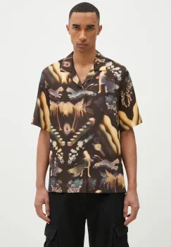 Paul Smith camasa barbati, culoarea maro, regular, M1R-905U-P02576 imagine