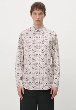 Paul Smith camasa din bumbac barbati, culoarea bej, cu guler clasic, regular, M1R-901U-P02598 imagine