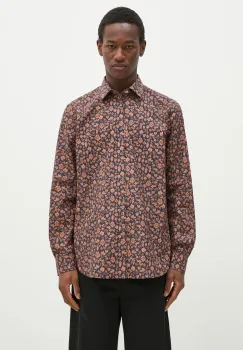 Paul Smith camasa din bumbac barbati, culoarea bleumarin, cu guler clasic, slim, M1R-800P-P02609 imagine