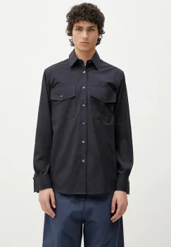 Paul Smith camasa din bumbac culoarea bleumarin, cu guler clasic, regular, M1R-389Z-P02630 imagine