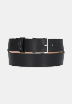 Paul Smith curea de piele culoarea negru, M1A-7946-NSTITC imagine