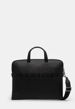 Paul Smith geanta laptop culoarea maro, M1A-8023-PEMBOS imagine