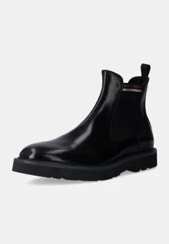 Paul Smith ghete chelsea de piele barbati, culoarea negru, M1S-AGO05-NPAR imagine