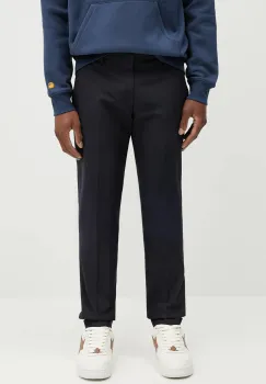 Paul Smith pantaloni de bumbac culoarea bleumarin, cu fason chinos, M1R-255U-P02630 imagine