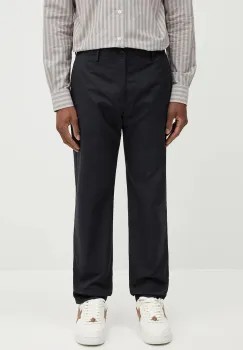 Paul Smith pantaloni de bumbac culoarea bleumarin, drept, M1R-055Z-P02630 imagine