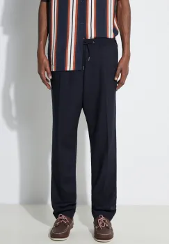 Paul Smith pantaloni de lana culoarea albastru marin, cu fason chinos, M1R-921T-G00001 imagine