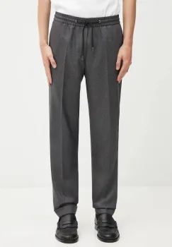 Paul Smith pantaloni de lana culoarea negru, drept, M1R-921T-N00109 imagine