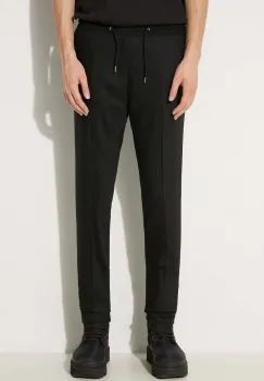 Paul Smith pantaloni de lana culoarea negru, drept, M1R-921T-N00109 imagine