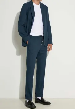 Paul Smith pantaloni de lana culoarea verde, cu fason chinos, M1R-921T-G00001 imagine