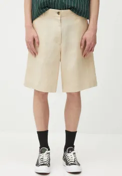 Paul Smith pantaloni scurti din in culoarea bej, M1R-437Z-P01427 imagine