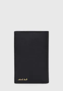 Paul Smith portofel de piele culoarea negru, M1A-4774-BMULTI imagine